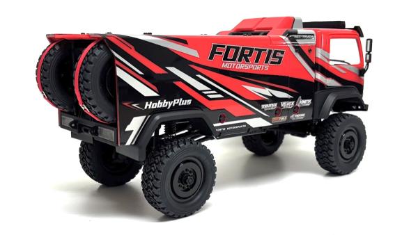 Hobby Plus 1:18 "DKR-4 Fortis" Rally Truck brushless RTR - Red